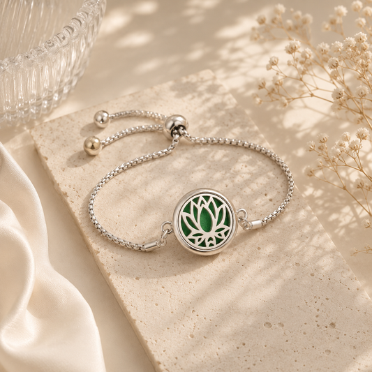 Pulsera de perfume de acero inoxidable